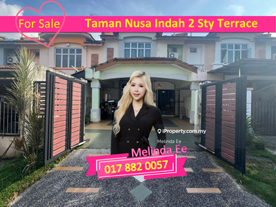 Taman Nusa Indah Gated & Guarded 2 Storey Terrace 4bed