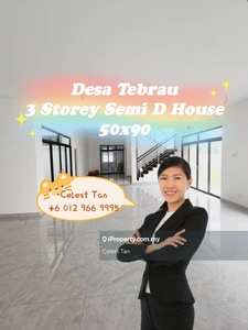 Desa Tebrau 4500sqft 3 Storey Semi D House Jalan Harmonium