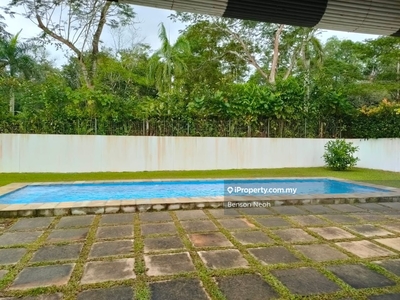 Have swimming pool and big garden