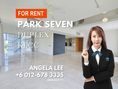 KLCC Park Seven Condo Duplex 4,427sf with KLCC Views for Rent