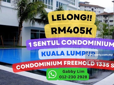 Lelong Super Cheap 1 Sentul Condominium at Kuala Lumpur