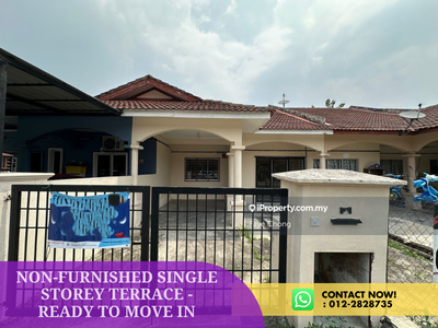 Non-Furnished Single Storey Terrace - Ready To Move In