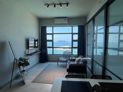 Value sea view serviced suite in town