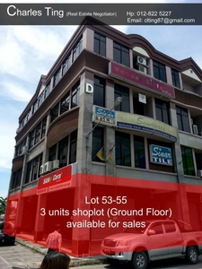 3 Combined ground floor shoplots For Sale Malaysia