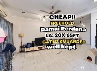CHEAP 2 sty house @ Damai Perdana Cheras Kuala Lumpur for sale