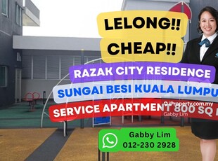 Lelong Super Cheap Service Residence @ Razak City Residence KL