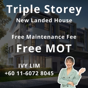 19Trees, Taman Melawati, Ampang, Selangor, KL, New Landed, Terrace House, Triple Storey, Superlink, Free Legal Fee