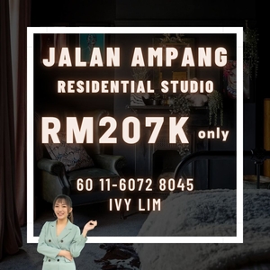 Astrum Ampang, KLCC, Kuala Lumpur, KLCC LRT, RM207K, Soho Studio Condo