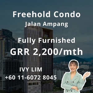 Chancery Rsidences, KL City, Kuala Lumpur, Freehold, New Condo, Studio, Soho, Fully Furnished, GRR Guaranteed Rental Return