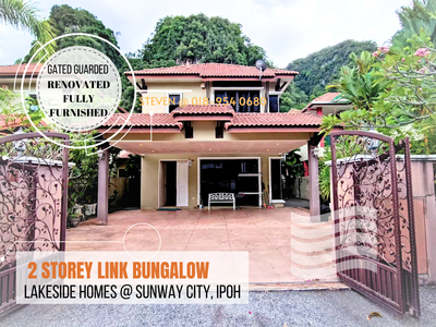 【NICE 】Lakesidehomes @ Sunway City Lakeside Home Ipoh, Double Storey Link Bungalow