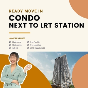 Quinn Residence, Wangsa Maju, Kuala Lumpur, 27-07, 3 Bedroom, New Condo, Ready Move In, Beside LRT Station & Mall