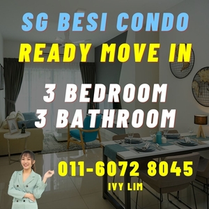 Razak City Residences, Salak Selatan, Kuala Lumpur, KL Sg Besi Condo, Ready Move In, Cash Back, 3 Bedroom