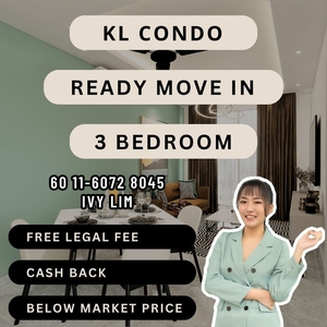 Razak City Residences, Salak Selatan, Kuala Lumpur, RD3-3102, Sg Besi Condo, Ready Move In, Cash Back