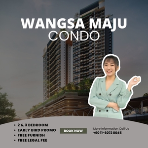 Sfera Residence, Wangsa Maju, Kuala Lumpur, 2 & 3 Bedroom, Type B & C, Early Bird Promo, Doorstep to Mall & LRT
