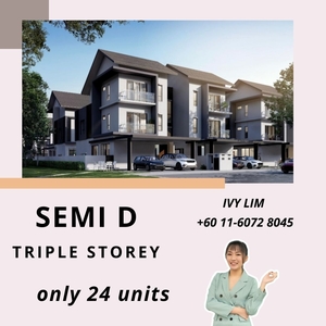 Sierra Hijauan, Ampang, Selangor, KL, New Landed House, Triple Storey, Semi D