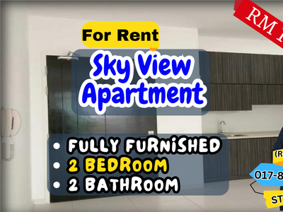Sky View Apartment For Rent with Fully Furnished