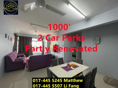 The Peak Residences - Basic Renovated - 1000' - 2 Car Parks - Tanjung Tokong