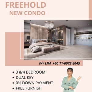 Trinity Wellnessa, Ampang, Selangor, KL, Freehold, New Condo, 3 & 4 Bedroom, Dual Key