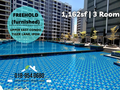 Upper East Condo @ Tigerlane, Ipoh, 1162sf (Freehold, Full Furnished)