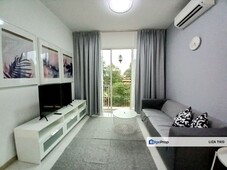 Fully furnished renovated 2 bedroom studio for rent