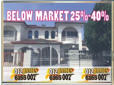 Below market 100k/freehold/taman selayang jaya/batu cave/end lot