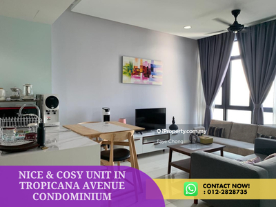 Nice & Cosy Unit In Tropicana Avenue Condominium