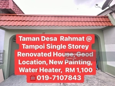 Taman Desa Rahmat @ Tampoi Single Storey Renovated House For Rent