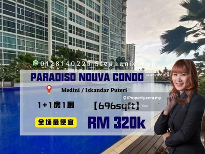 Paradiso Apartment, Near Tuas, Medini, Iskandar Puteri,Cheaper in Town