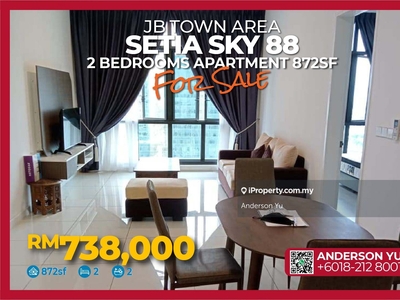 2 Bed 2 Bath/ Tower B/ JB Town/ For Sale