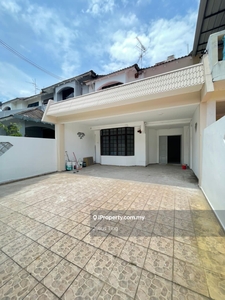 2 Storey terrace house Kitchen is extended Car Porch full tiles