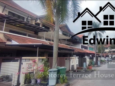 3 Storey Terrace House at Slim Villas Jelutong, Fully Furnished & Reno