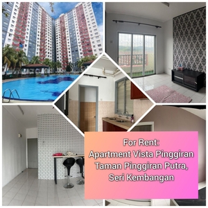 Apartment Vista Pinggiran, Taman Pinggiran Putra, Seri Kembangan For Rent
