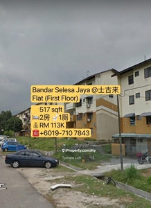 Bandar Selesa Jaya @ Skudai Flat (First Floor) For Sale