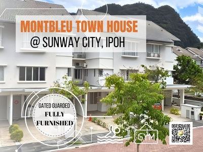 Beautiful Town House @ Sunway City Ipoh, Full Furnished, Gated Guarded
