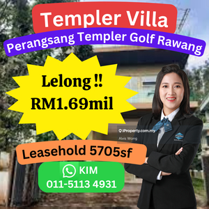 Cheap 2.5 Storey Bungalow Templer Villas Rawang Selangor