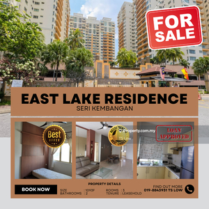 East Lake Residence @ Serdang, Seri Kembangan for Sale
