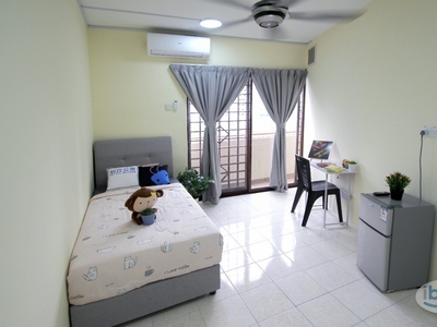 Female Unit! Palm Springs✨MRT Surian Fully Furnished Single Room❗