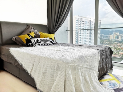 Fully Furnished Balcony Room with Air-Cond RM 830, Utilities included at Sentul Point