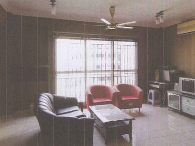 Prima Tiara II apartment, Segambut Jaya North Kiara freehold 3rooms 2baths facing residential view mid floor