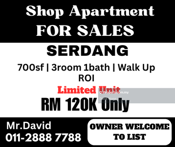 Serdang shop apartment
