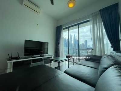 2 bedroom with KLCC view, Doorstep MRT, Timeless design