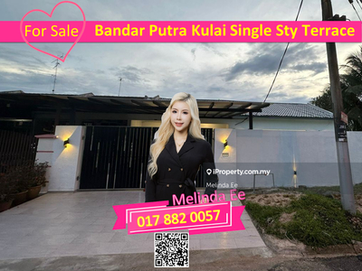 Bandar Putra Kulai Renovated Single Storey Terrace Corner Lot 5bed