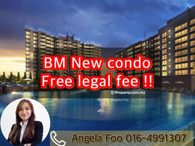 Bm new condo, direct developer unit, free legal fee & agent fee !!