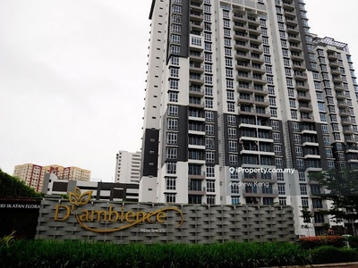 D'Ambience Permas Jaya Apartment 3 Bed 2 Bath Fully Furnished Renovate