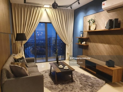 Fully furnished, walking distance to lrt and shopping mall