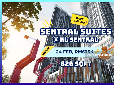 Lelong Save Rm215k Sentral Suites @ KL Sentral Kuala Lumpur Lrt Ktm
