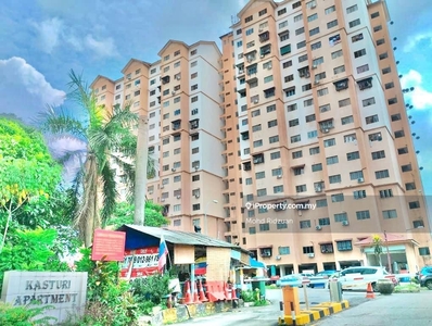 Near LRT Kasturi Apartment Bandar Sri Permaisuri Kuala Lumpur for Sale
