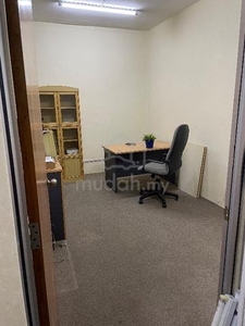 1st Floor Office Taman Pusat Kepong Facing Road Partly Furnished