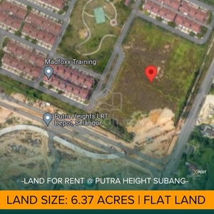Commercial land for rent @ LRT Putra Height, Subang Jaya, Selangor