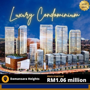 Connected to Luxury Lifestyle Shopping Mall and MRT Station